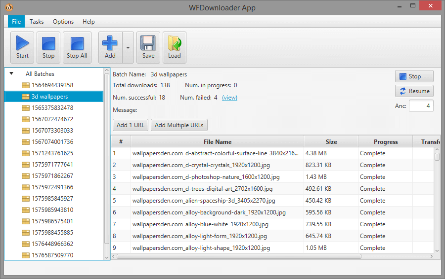 WFDownloader